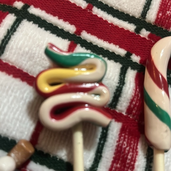 ⚠️ Vintage resin handmade candy Christmas picks - Picture 8 of 12